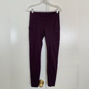 Lululemon Leggings with Side Pockets Size 6 Purple